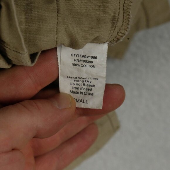 Vintage Vest Womens Small Beige Safari Pockets Full Zip Outdoor Lightweight Y2K - Picture 8 of 8